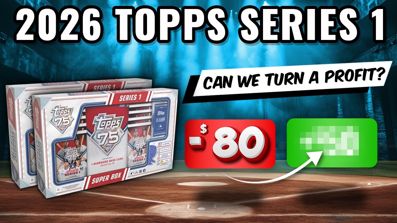 🚨PROFIT CHALLENGE🚨2026 TOPPS SERIES 1 SUPER BOXES