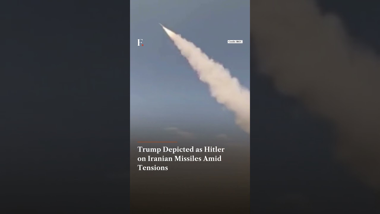 Trump Depicted as Hitler on Iranian Missiles Amid Tensions | N18G