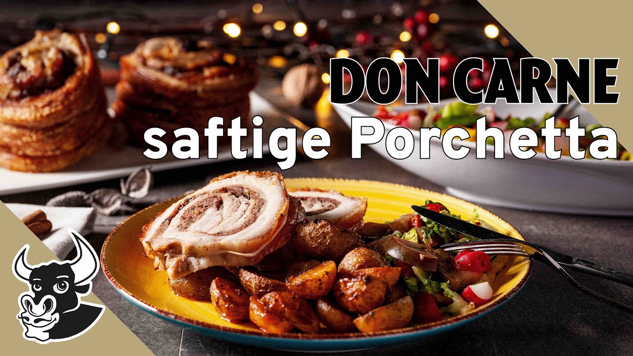 Saftige Porchetta aus dem Ofen | REZEPT | DON CARNE
