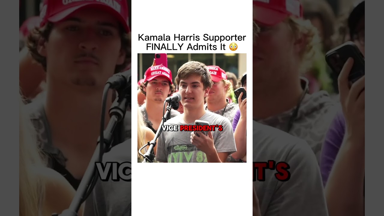 Kamala Harris Supporter Finally Admits It 😳 #charliekirk