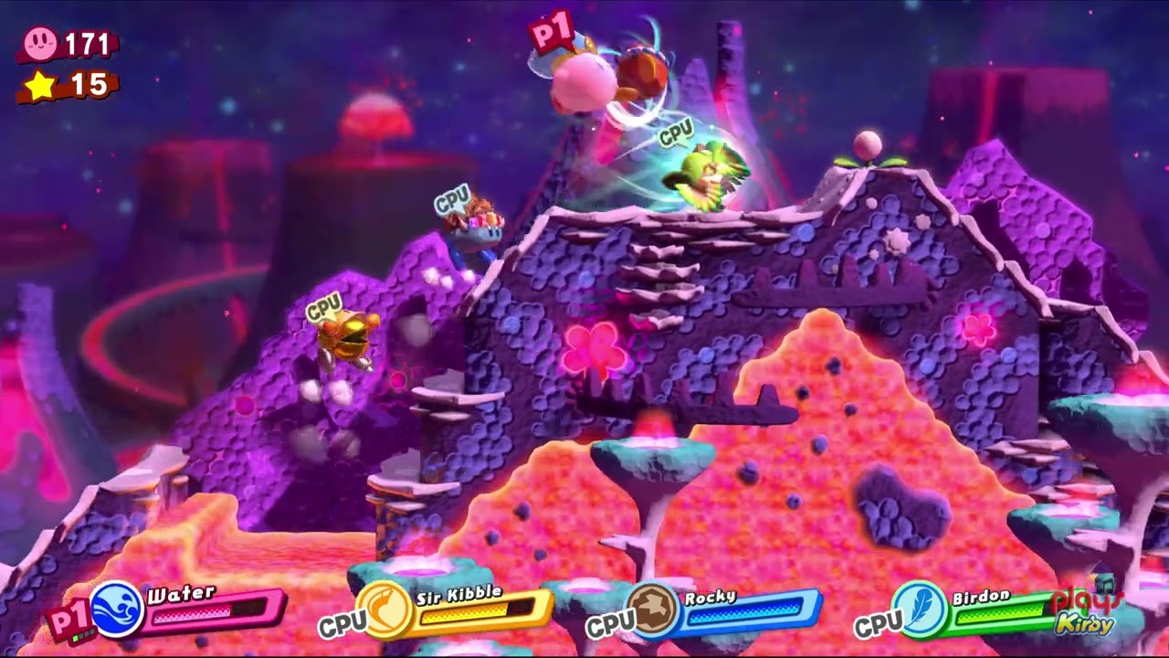 Kirby Star Allies - Star Lavadom