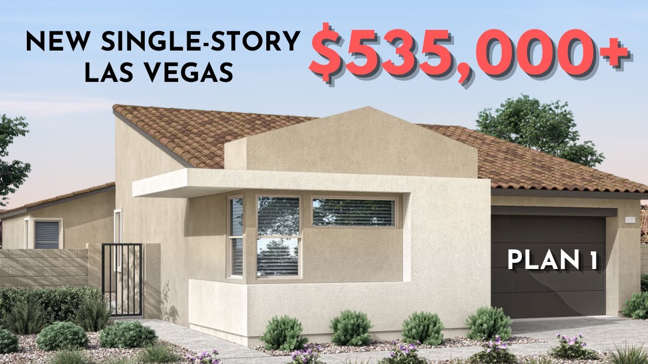You Have to See This New Modern Single-Story Home in Las Vegas! | Plan 1 Arrow Peak Tri Pointe Homes