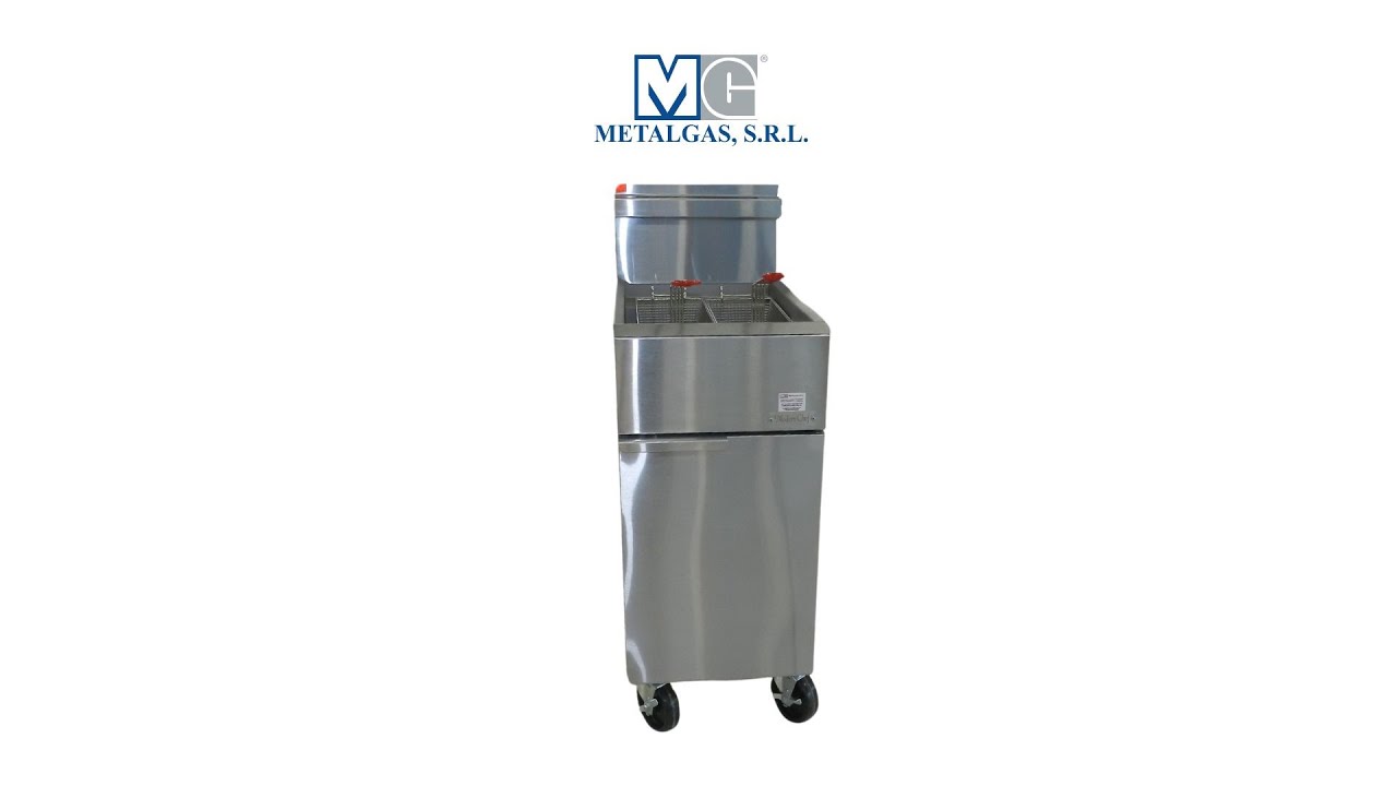 Freidor comercial en acero inoxidable Mod. MGF5-LP-PLA