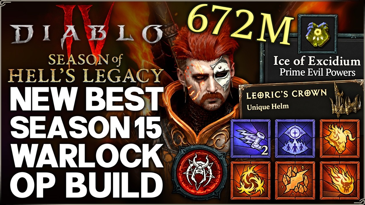 Diablo 4 &mdash; Новый лучший и самый имбовый билд на чернокнижника: &laquo;Пылающий крик&raquo;, 15-й сезон &mdash; гайд...