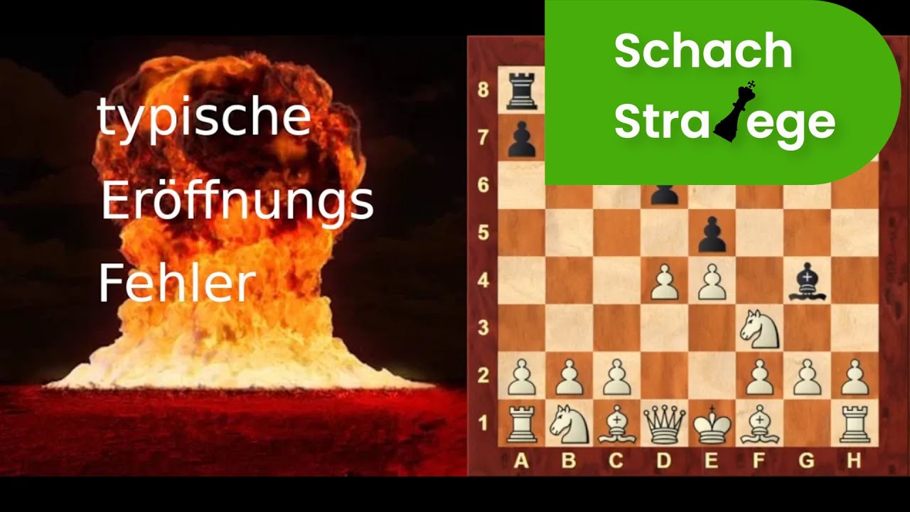 5 typische Eröffnungsfehler - Philidor Damengambit Russisch