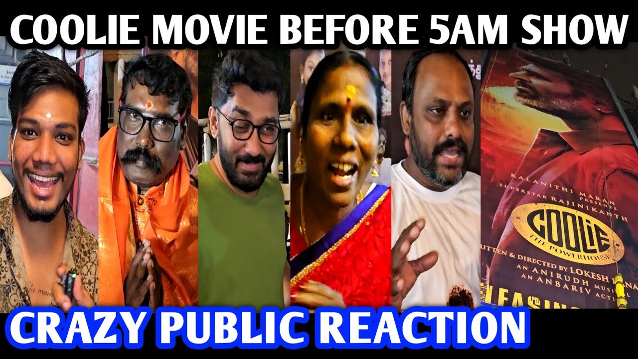 Coolie Movie Crazy Public Reaction | Before 5am Show Mumbai | Rajnikanth | Aamir K, Nagarjuna