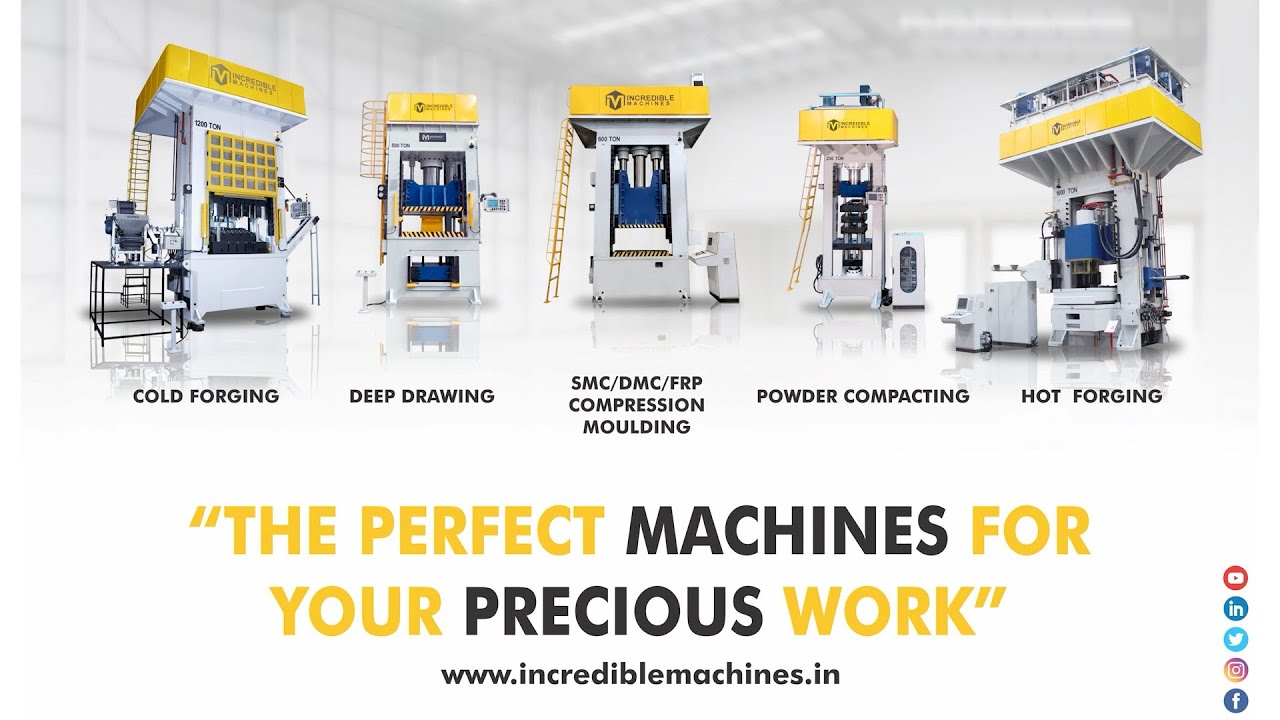CORPORATE PROFILE | INCREDIBLE MACHINES | HEAVY DUTY HYDRAULIC PRESS MANUFACTURER | RAJKOT, GUJARAT