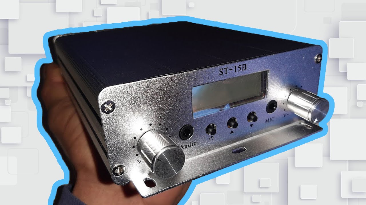 Transmissor FM de 15W Chines ST-15B Vale a Pena?
