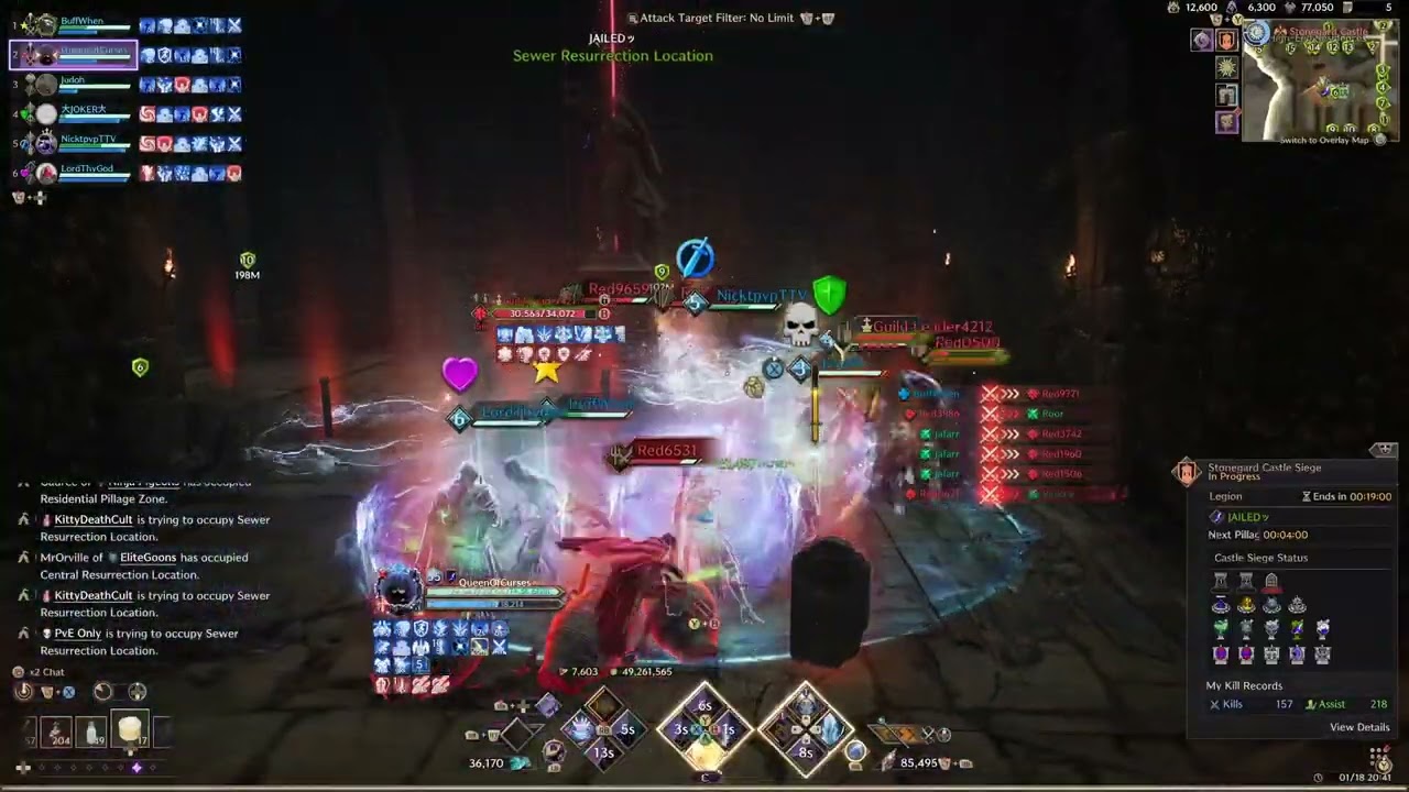 Highlight: jailed 6vx holding the line