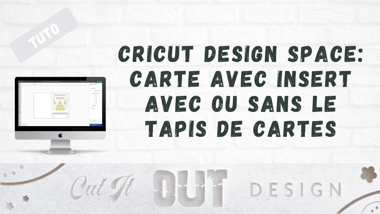 Cricut Design Space: Comment créer une carte avec insert avec ou sans le tapis de carte