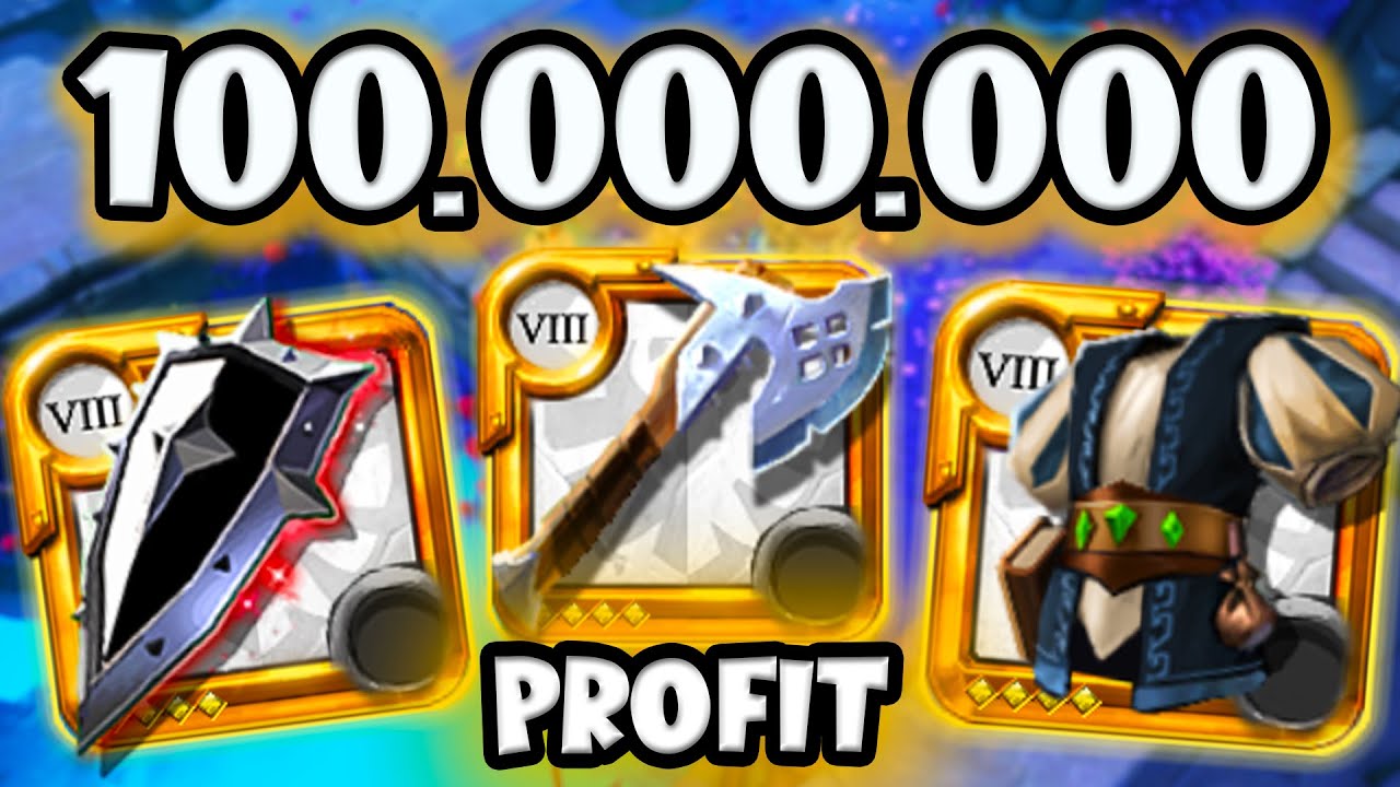 100.000.000 Profit On 850K Set!! | Albion Online | Stream Highlights #56