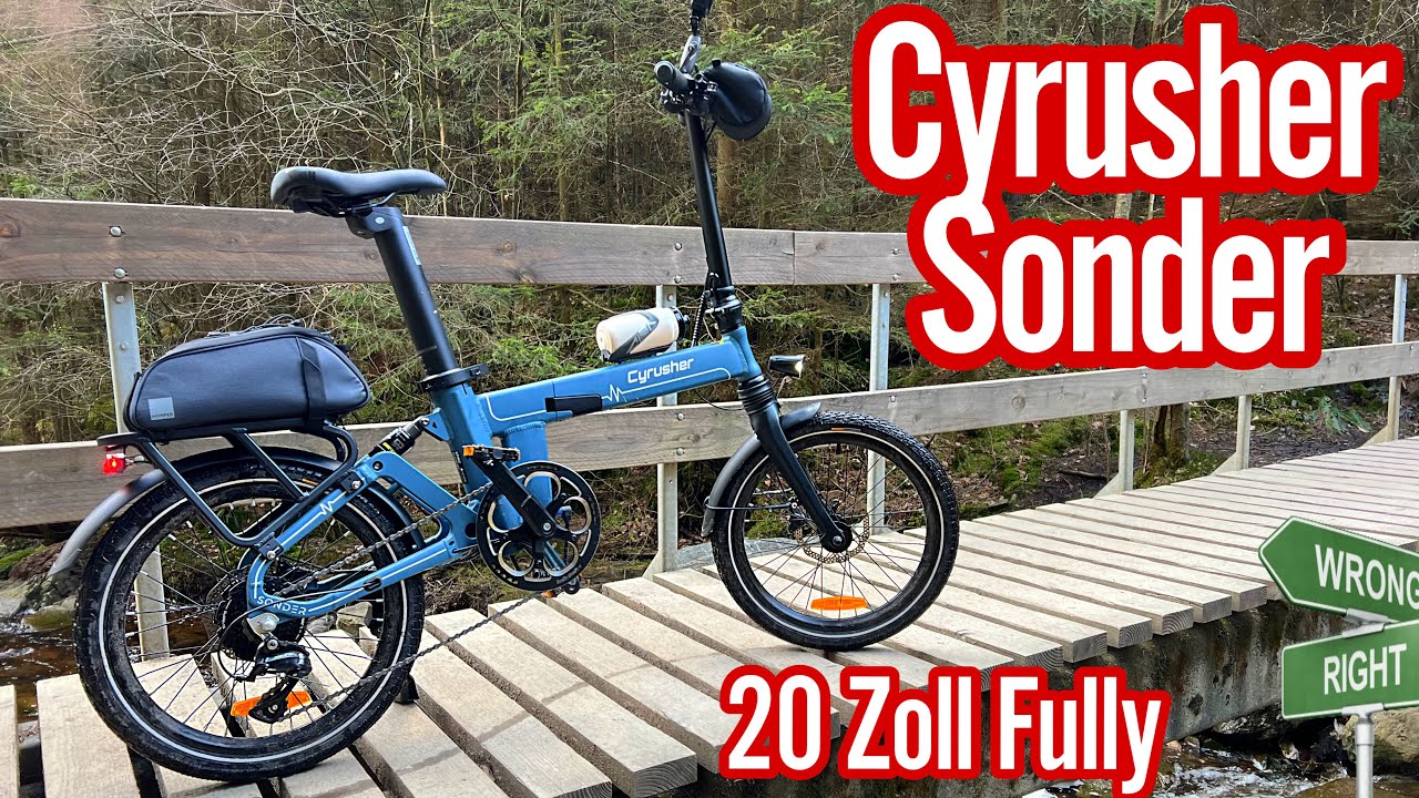 Cyrusher Sonder ⚡Test Review des 20 Zoll Fully Ebike Pedelec Klapprad Faltrades mit Vollfederung