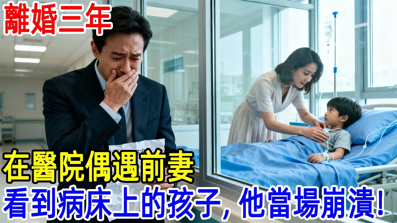 離婚三年，總裁在醫院偶遇「再婚」前妻，看到病床上的孩子，他當場崩潰！#故事頻道 #故事分享 #情感#臺灣#情感故事#幸福人生