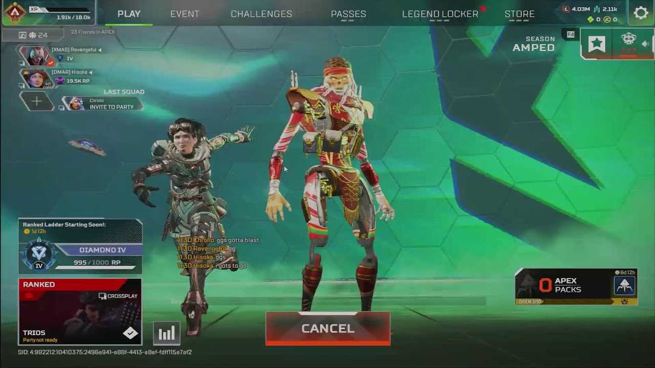 Live #1 REVENANT RANKED GRINDING APEX LEGENDS