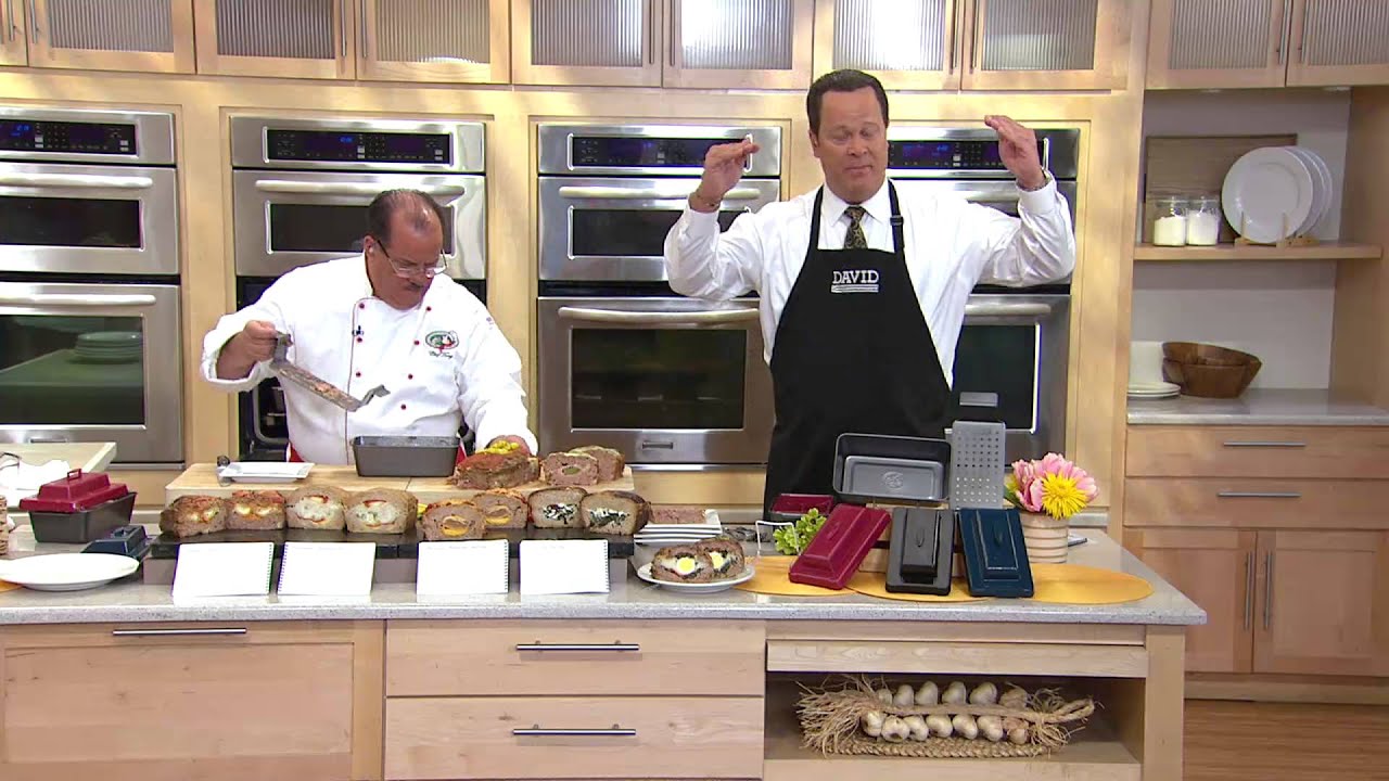 Nonstick Miracle Meatloaf Pan by Chef Tony with David Venable