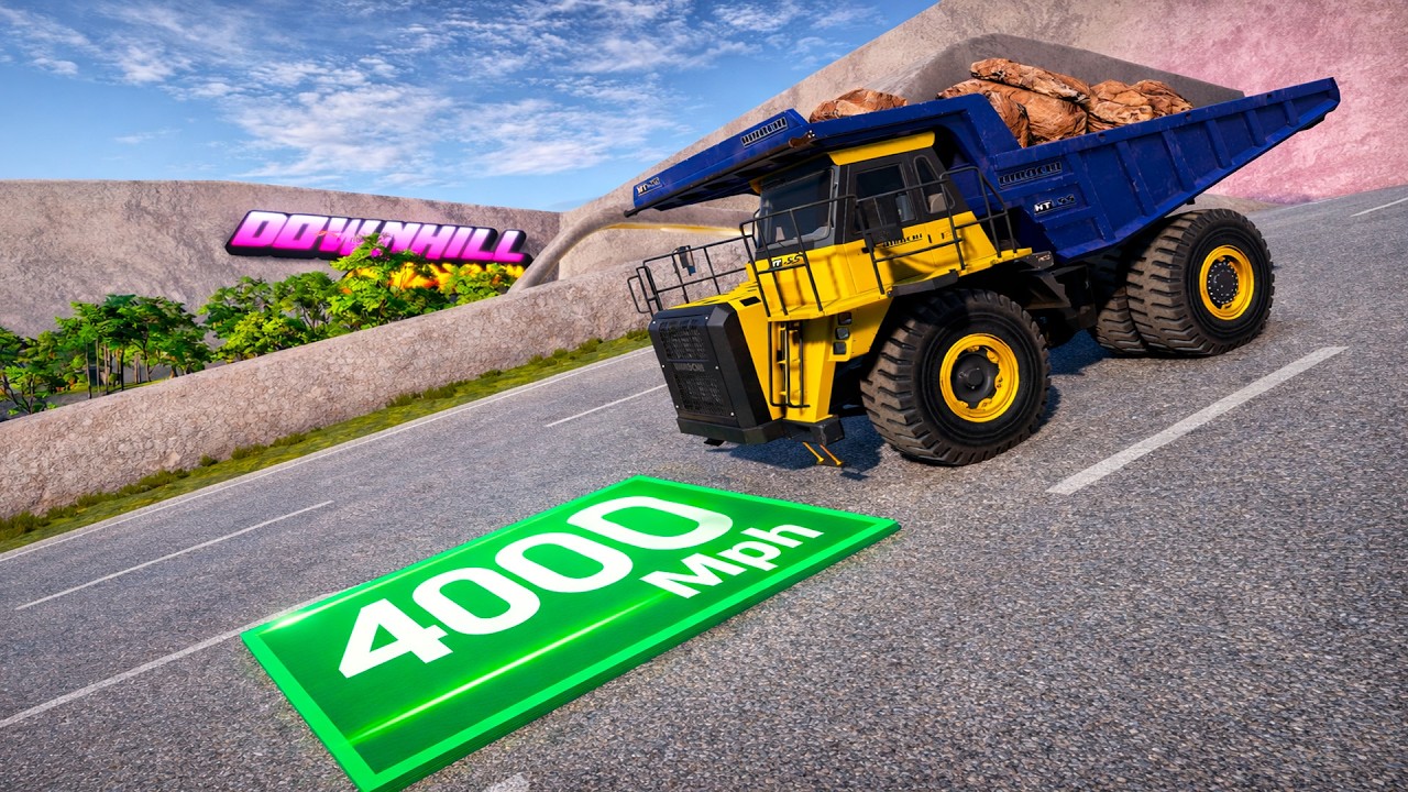 Cars VS dash plate 4000Mph🤯 in Beamng Drive🔥
