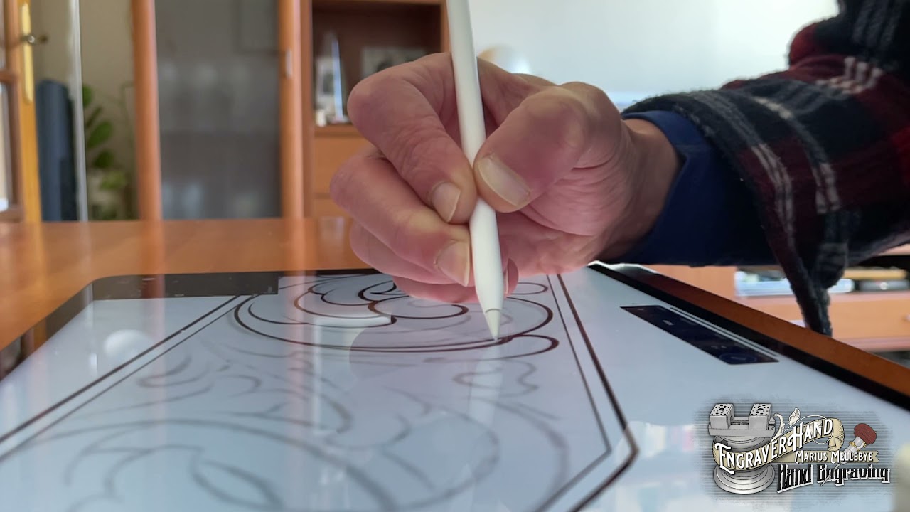 Affinity Designer - Vectoring scrollwork..