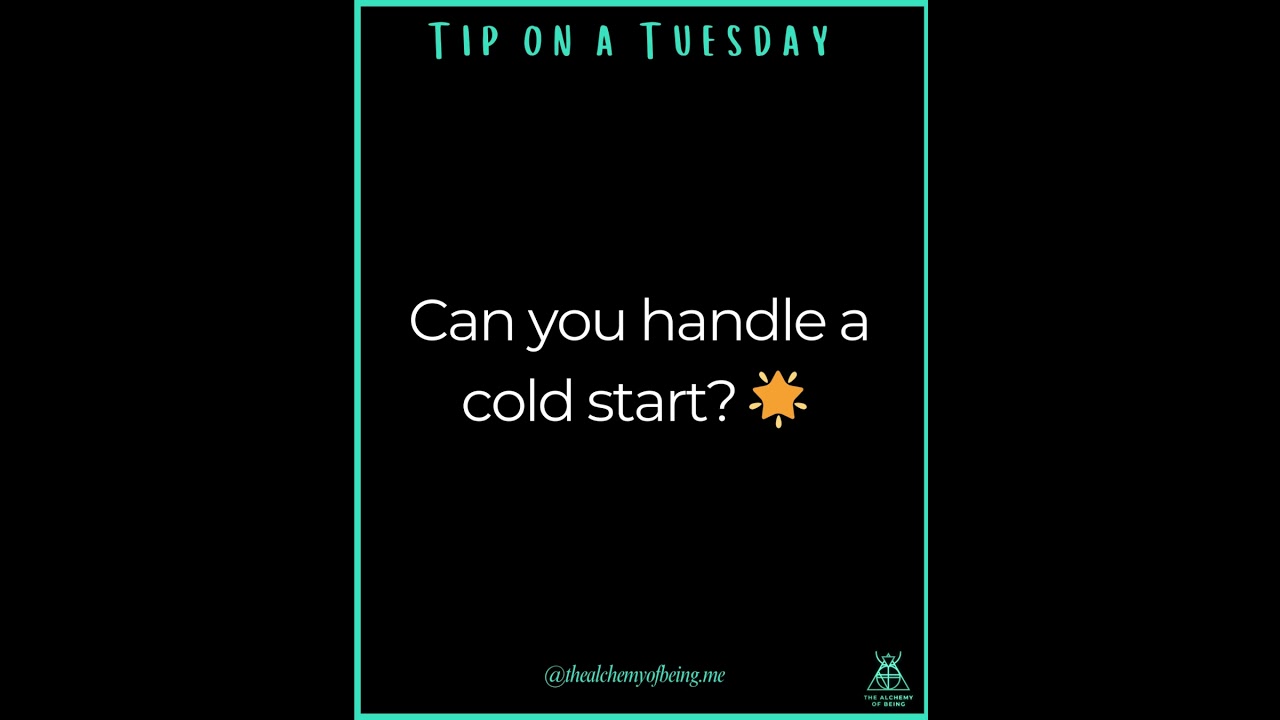 Can you handle a cold start? 🌟