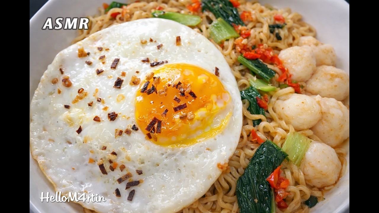 ASMR Ngemil Indomie Nyemek Ala Bangladesh Rasa Kari 🍜🌶️ • Makan Pelan & Cerita Santai (Full Whisper)
