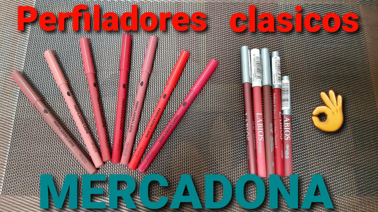 MERCADONA: Los 7 tonos😉 perfiladores lápiz reformulados👄#deliplus #mercadona #mercadonanovedades