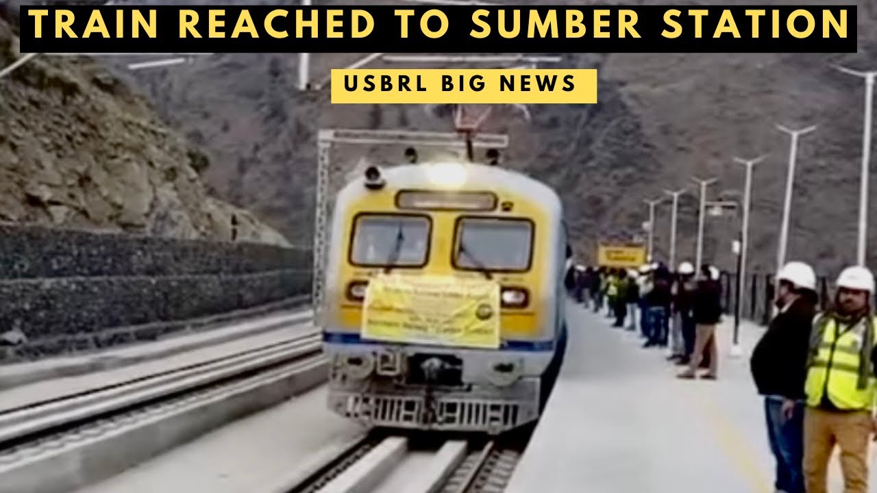 USBRL TRAIL RUN SUCCESSFUL TO SUBMER STATION || RAILWAY STATION SUMBER