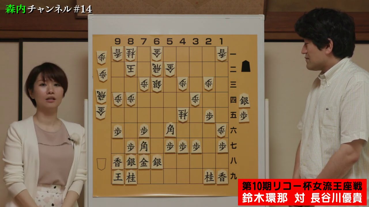 森内チャンネル ♯14  祝！鈴木環那女流リコー杯女流王座戦 本戦入り決定！ 自戦解説編