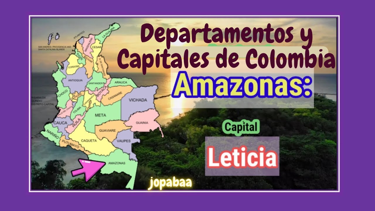 Изучите ДЕПАРТАМЕНТЫ и СТОЛИЦЫ Колумбии и РАСПОЛОЖЕНИЕ Легко и Быстро. Политический отдел ❤️