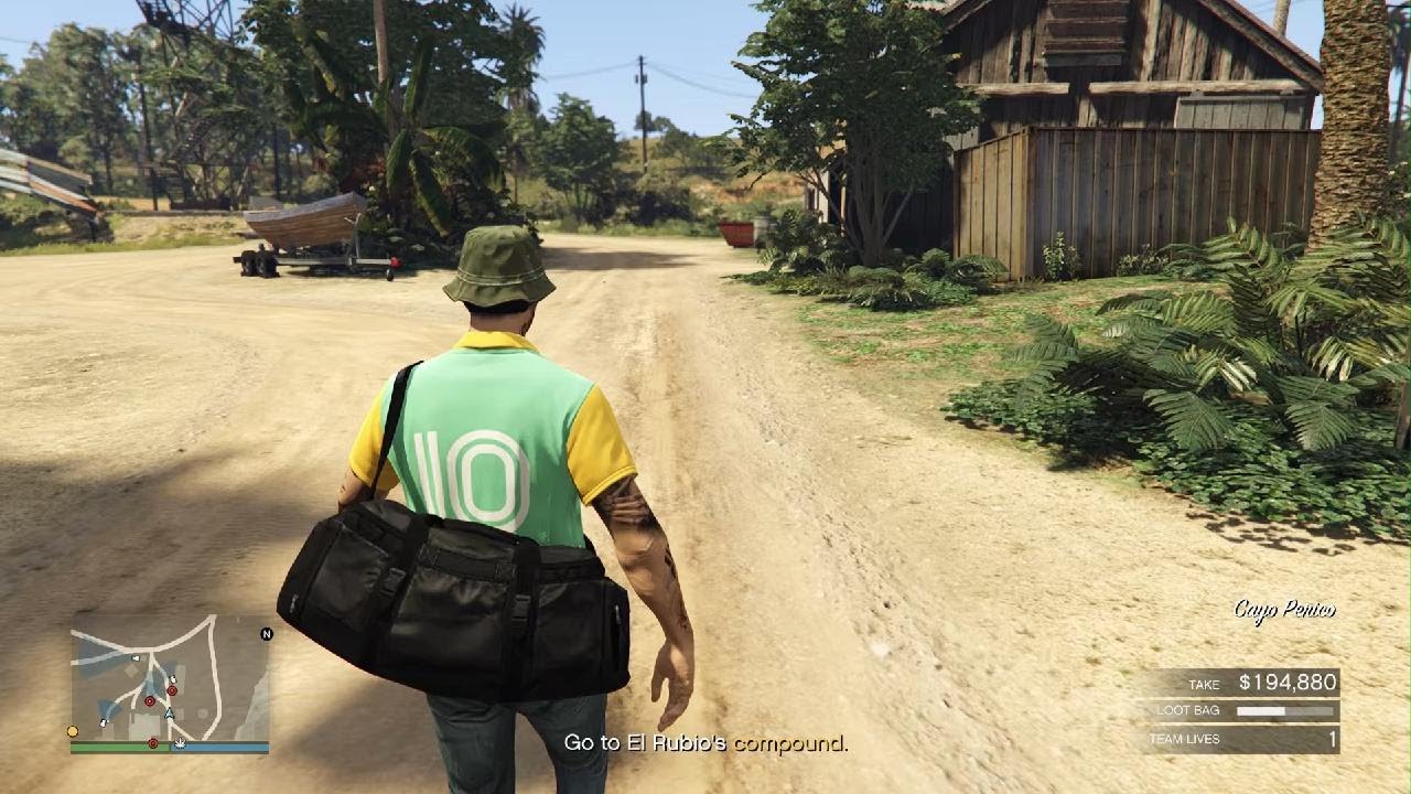 GTA ONLINE - Cayo Perico (North Dock + Side Gate Approach)