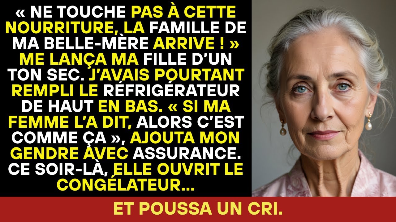 Ne touche surtout pas à ce plat délicieux ! La famille de ma belle-mère vient dîner ce soir!