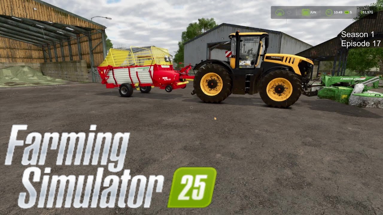 Farming Simulator 25 | Hauling Grass For Silage | Kinlaig DLC | Season 1 Episode 17