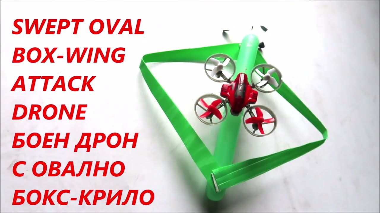 Most fuel efficient oval box-wing DRONE Най-икономичният боен ДРОН с овално стреловидно бокс-крило