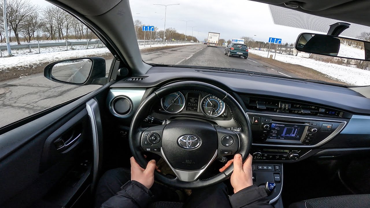 2014 Toyota Auris (136 Hp) Hybrid POV Test Drive @DRIVEWAVE1