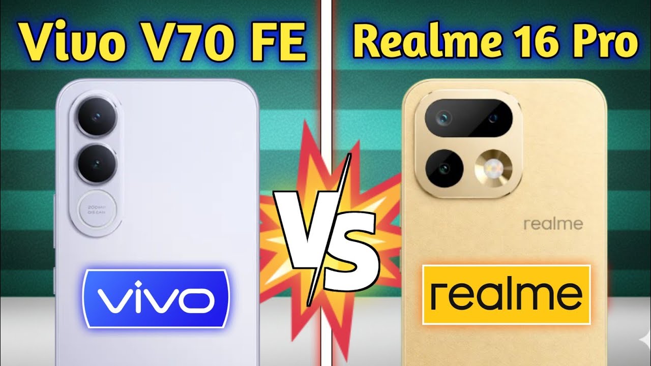 Vivo V70 FE vs Realme 16 Pro 🔥 2026 Battle! Camera, Performance & Battery Test ⚡