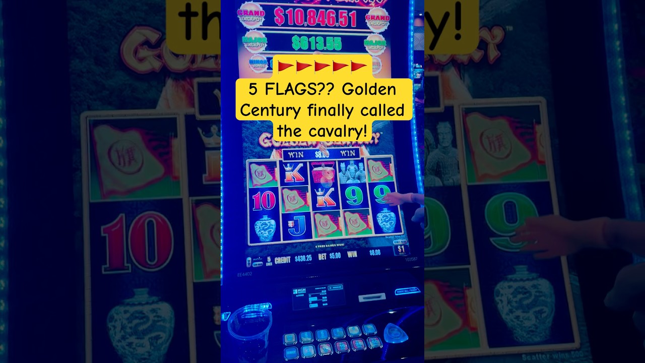 5 FLAGS on GOLDEN CENTURY! 💥 Cavalry is HERE! | Slot Bonus Win Reaction #2025