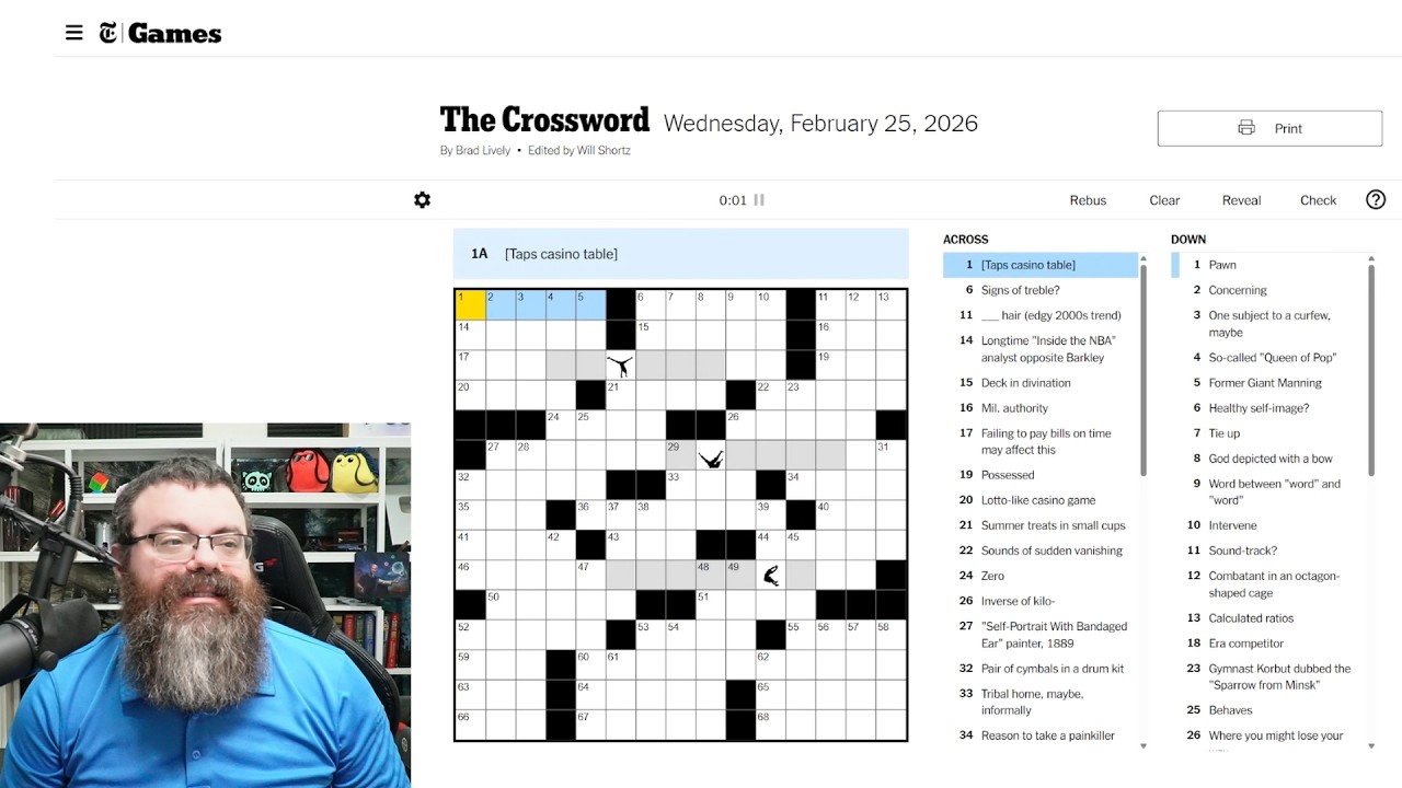 Learning Crossword Week 92 | NYT Crossword Wednesday Feb 25th, 2026