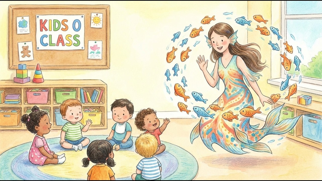 Fish Maiden and School of Small Fish  | Kids 0 Class