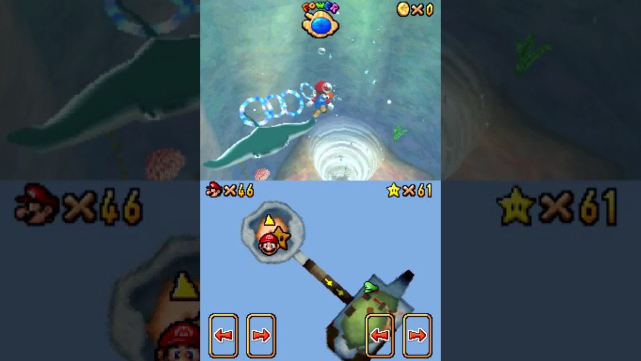 Super Mario 64 DS Part 58 Dire Dire Docks The Manta Ray's Reward