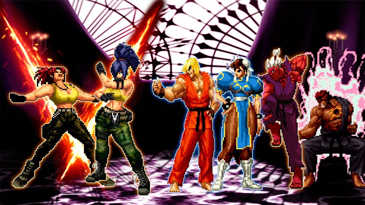 Leona Heidern XV VS Street Fighter Team