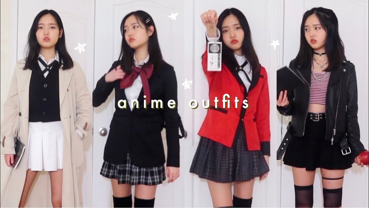 dressing like different anime characters (anime inspired outfits)