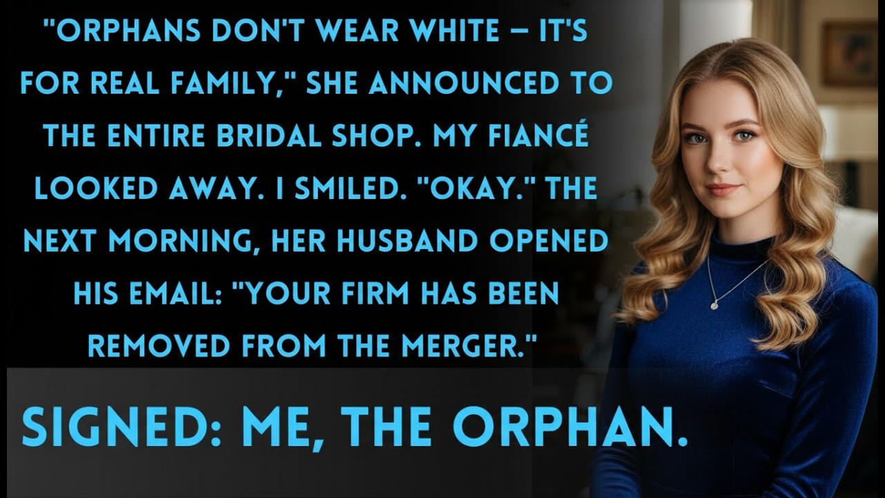 My Mother in Law Laughed： Orphans Don't Wear White at Weddings  My Fiancé Said Nothing  My Boss D