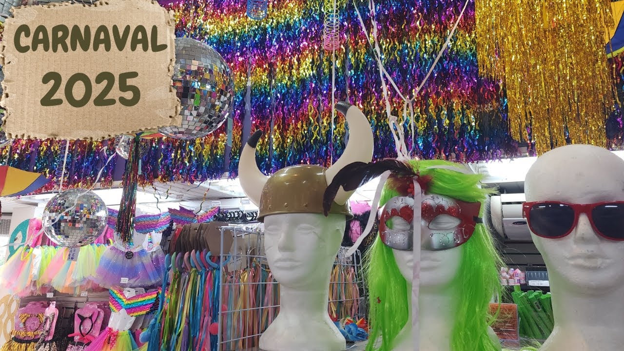 🎭 Achados imperdíveis de FANTASIA E DECORAÇÃO na 25 de março. CARNAVAL 2025!
