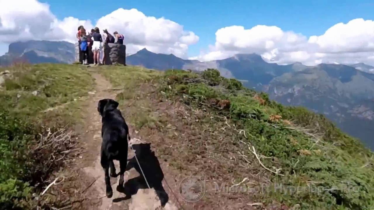 Hyperlapse Walk Le Prarion Summit Les Houches Chamonix Mont Blanc St Gervais Haute Savoie
