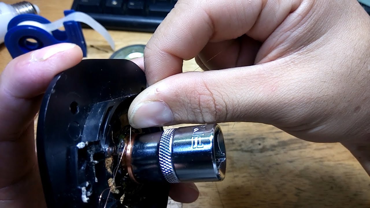 Repair a burnt tweeter（rewinding voice coil）