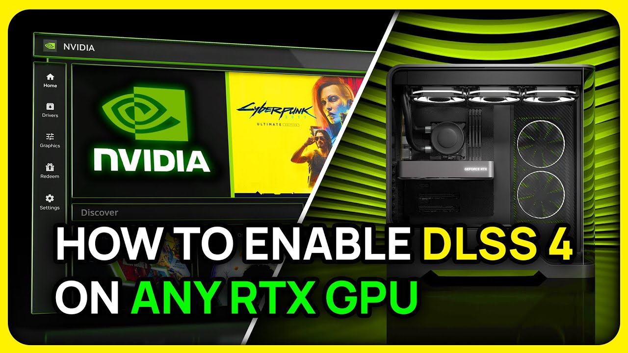 ✅ Включите DLSS 4 ПРЯМО СЕЙЧАС! (Приложение Nvidia + сравнение DLSS 3 и 4)