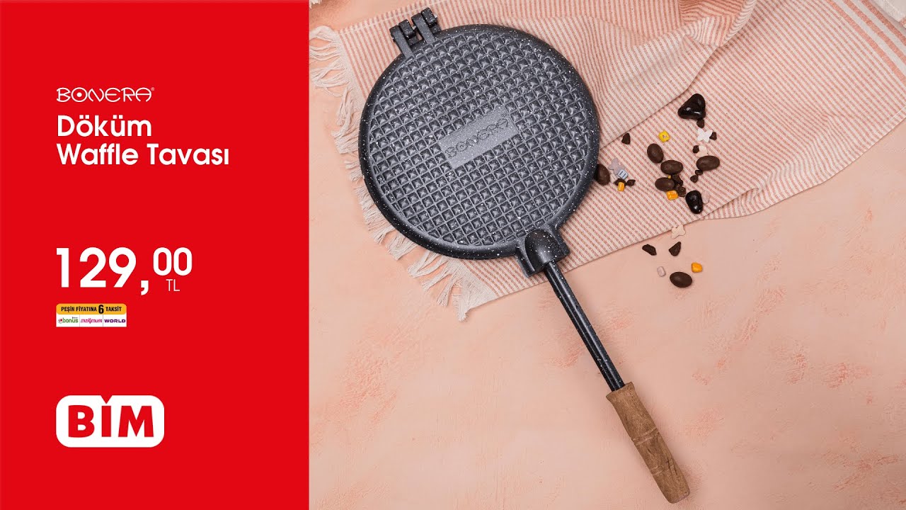 3 Haziran Aktüel - Döküm Waffle Tava
