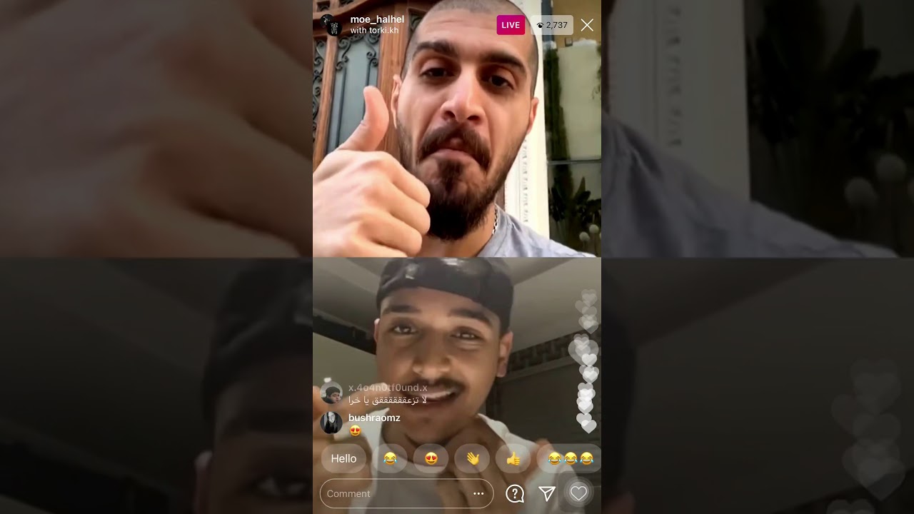 بث سلومو مع تركي ينتهي بتهديد لكلاش (لو انك من ظهر ابوك تعال)