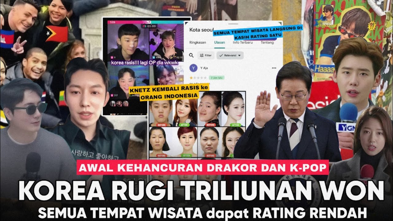 Pasar KOREA KOLAPS di INDONESIA 