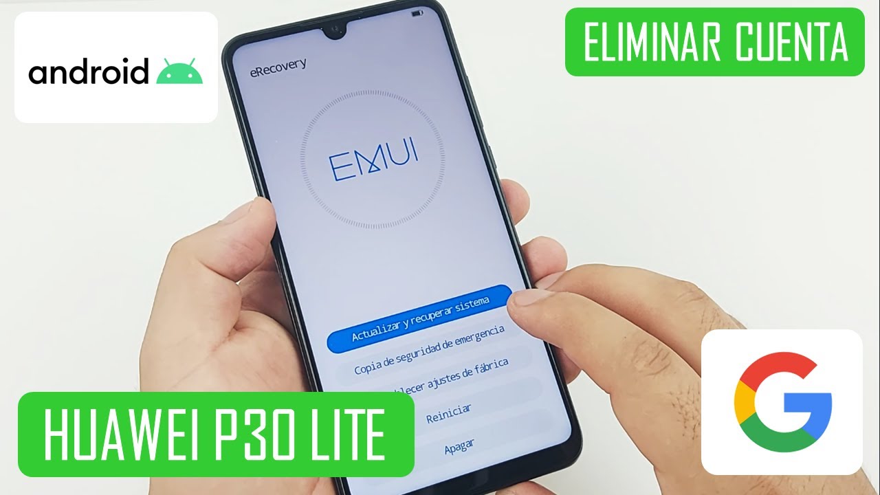 Eliminar Cuenta de Google Huawei P30 Lite | Android 10