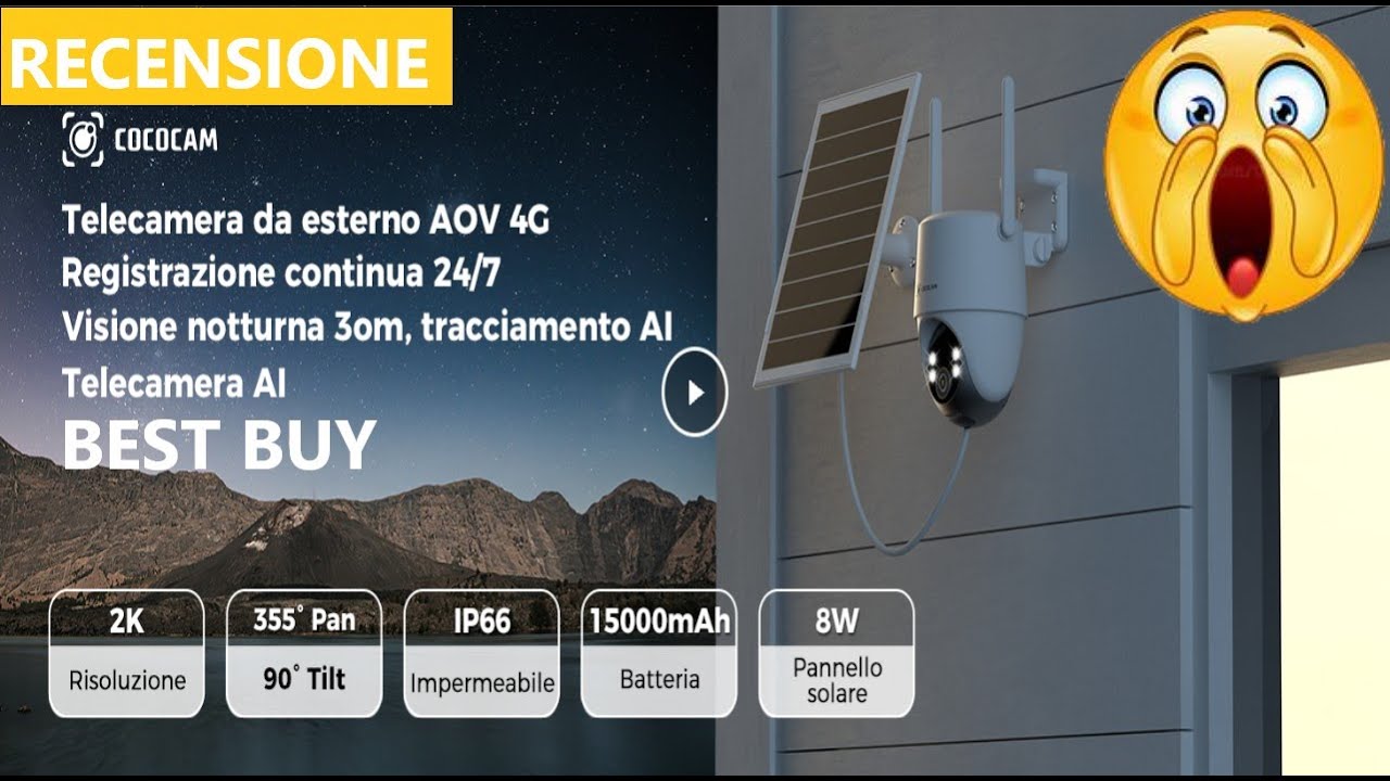 Cococam: La Tua Sicurezza H24, Alimentata dal Sole.