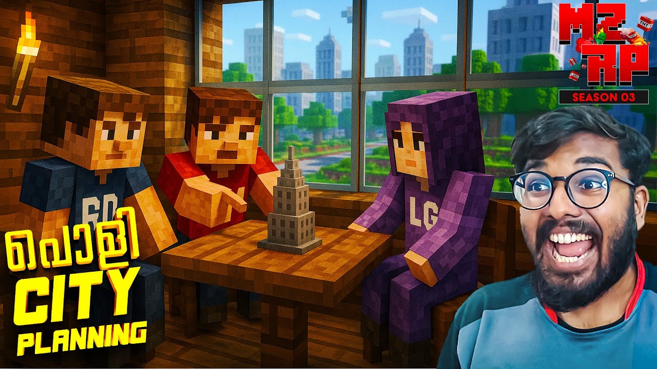 MZRP S3 E9: FUNNIEST CITY PLANNING TROLL EVER in Minecraft!